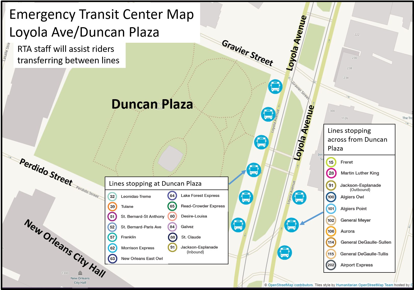 RTA map